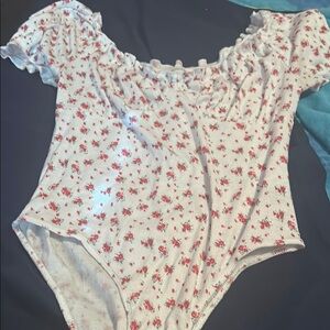 Floral Off-Shoulder Bodysuit